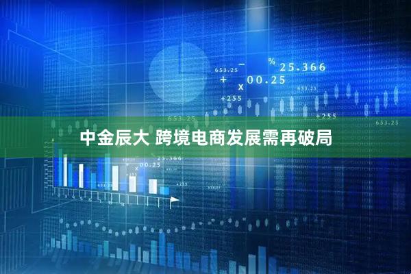 中金辰大 跨境电商发展需再破局